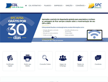 Tablet Screenshot of cdllucas.com.br